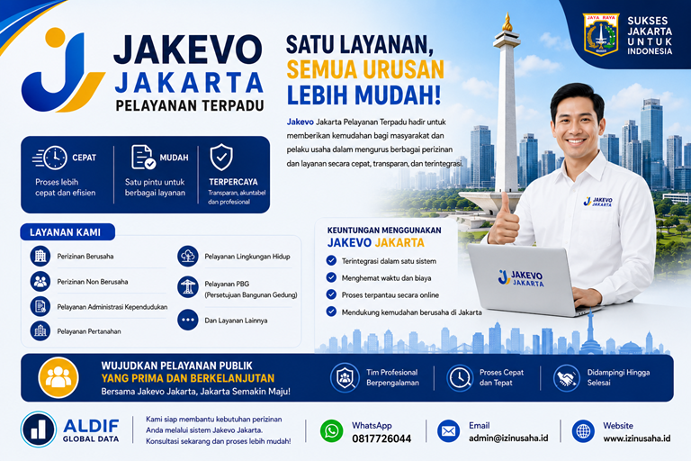 Jakevo Jakarta Pelayanan Terpadu - Jasa Izin Usaha Legalitas